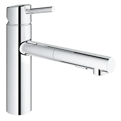Afbeelding van Grohe Concetto keukenmengkraan medium met uittrekb.douche chroom