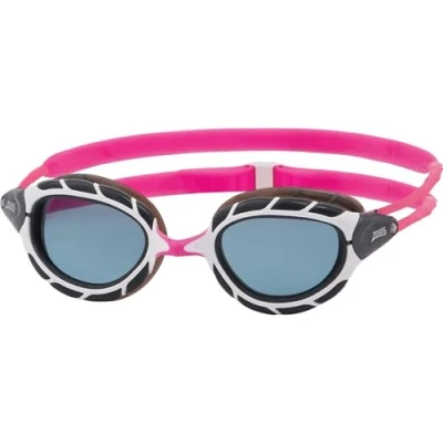 Afbeelding van Zoggs Predator Zwembril Pink White Tint Smoke Small Fit