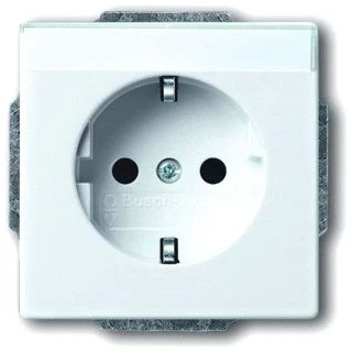 Afbeelding van Busch Jaeger, Stopcontacten, 4011395996256 Stopcontact type F Wit (2011 0 3727)