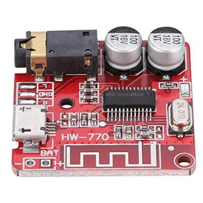 Afbeelding van Versterker Module Bluetooth 4.1 Diy Universele Micro USB 5V Board Voor Luidsprekers MP3 Decoder Stereo Audio Receiver Module, Roze