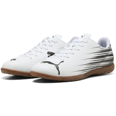 Afbeelding van Puma Attacanto II IT Zaalvoetbalschoenen, Heren, Maat: 40.5, White/black Kunststof