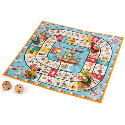 Afbeelding van Kinderspel Janod Carrousel Ganzenbord