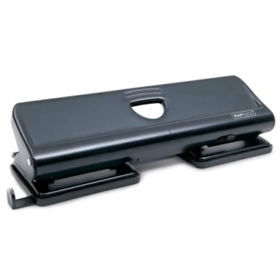 Afbeelding van Perforator 4 gaats Rapesco 720 Zwart