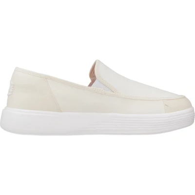 Afbeelding van HEYDUDE Sunapee Canvas Heren Instappers White/White