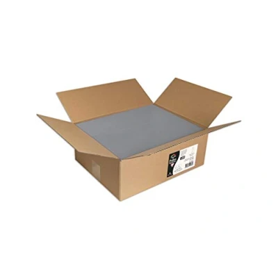 Afbeelding van Clairefontaine 9036C doos met 200 enveloppen, zelfklevend, los formaat 12,5 x 32,4 cm 120 g/m² staalgrijs uitnodigingen voor evenementen en pasvorm serie pollen premium papier glad