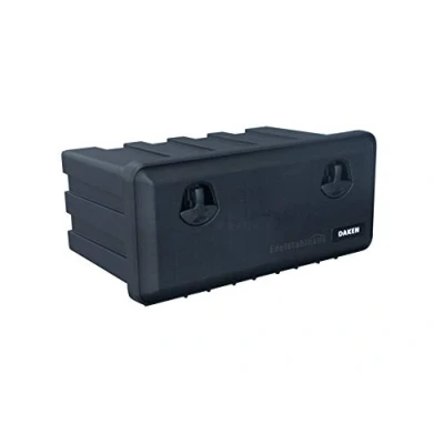 Afbeelding van J065 Vrachtwagen opbergbak van kunststof, 750 x 350 450 mm, 65 liter, roestvrij stalen huis, gereedschapskist, onderbouwdoos voor bedrijfsvoertuigen, aanhangers, opbergbox, daken