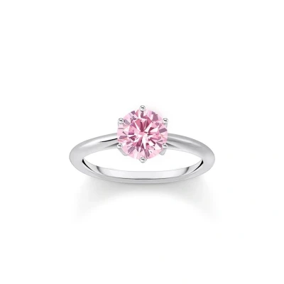 Afbeelding van Thomas Sabo TR2474 051 9 54 Ring Dames Sparkling Pink Weite