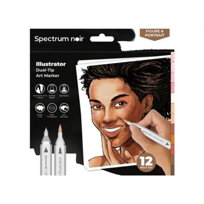 Afbeelding van Spectrum Noir Illustrator 12st Figure &amp; Portrait