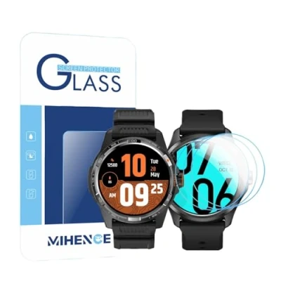 Afbeelding van MIHENCE Beschermfolie compatibel met Ticwatch Pro 5 Enduro/Pro Android Smartwatch, 9H glas displaybeschermfolie voor Android/Pro 3/Pro 3 Ultra GPS smartwatch (3 stuks)