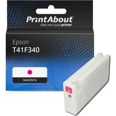 Afbeelding van Huismerk Epson T41F340 Inktcartridge Magenta Hoge capaciteit