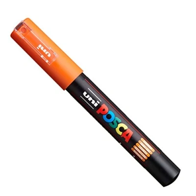 Afbeelding van Uni Ball Posca PC 1M Marker, verkrijgbaar in 22 kleuren, oranje