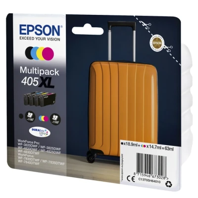 Afbeelding van Epson 405XL (C13T05H64010) Inktcartridge 4 kleuren Voordeelbundel Hoge capaciteit