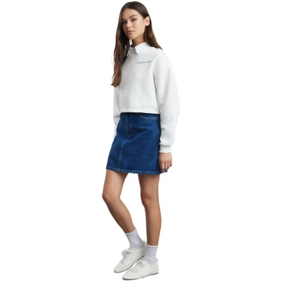 Afbeelding van Trendyol Zwarte Duurzamere Hoge Taille Mini Denim Rok Twoss24Et00063