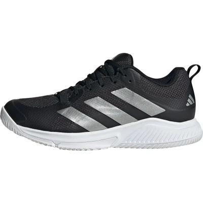 Afbeelding van adidas Performance Court TEAM Bounce 2.0 Stabiliteit hardloopschoenen core black silver metallic cloud white, Dames, Maat: 38 2/3