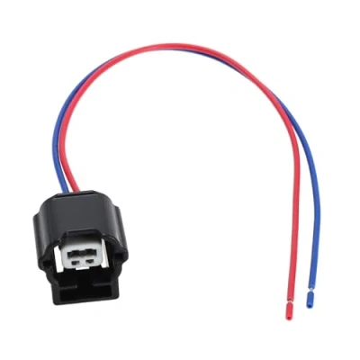 Afbeelding van OTOTEC 2 pins Dynamo Reparatie Plug Harnas Connector Draad PL17 WL2 met 15cm Lood Compatibel Bosch