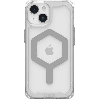 Afbeelding van Urban Armor Gear Plyo MagSafe Backcover Apple iPhone 15 Plus Ice, Transparant, Zilver compatible