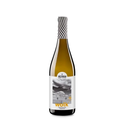 Afbeelding van Wolk Chardonnay Especial Organic biologische witte wijn Neleman vol &amp; rijk wit bio