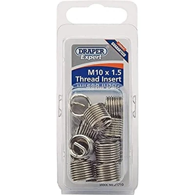 Afbeelding van Draper 21710 Expert M10 X 1.5 Metrische Thread Insert Refill Pack (12)