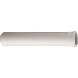 Afbeelding van Ubbink rolux verlengbuis 80 mm mof x spie enkelwandig pp wit l 3000 0123045