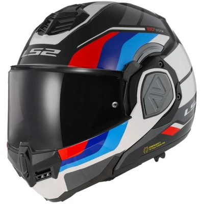 Afbeelding van LS2 FF906 Advant Sport systeemhelm zwart blauw rood XXXL