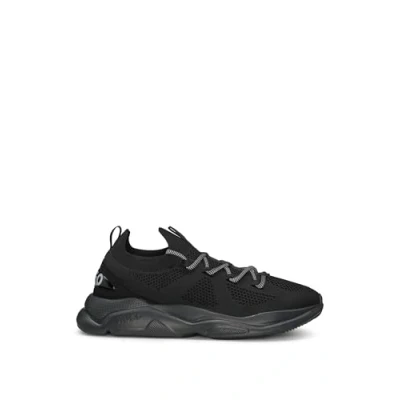 Afbeelding van HUGO Leon_runn_kn Hardloopschoenen voor heren, zwart, 42 EU