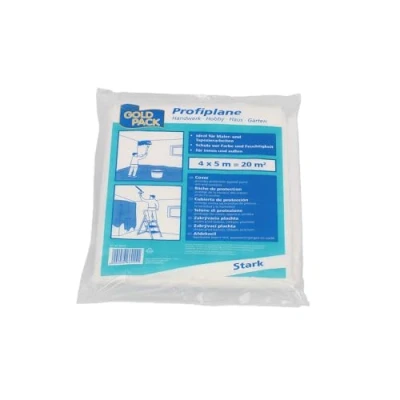 Afbeelding van Afdekzeil, 89505, professioneel dekzeil van LDPE, 4x5 m transparant