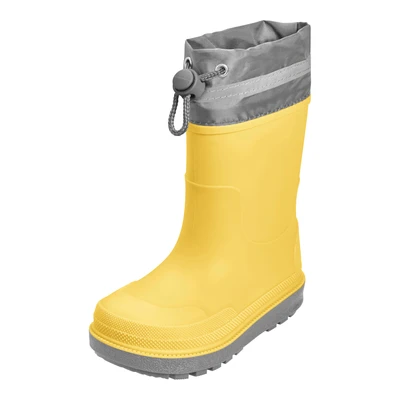 Afbeelding van Playshoes Regenlaarzen geel gevoerd