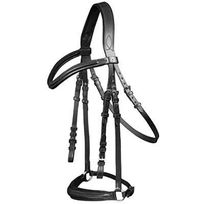 Afbeelding van Waldhausen Trenshoofdstel X Line Hannover Zwart Pony
