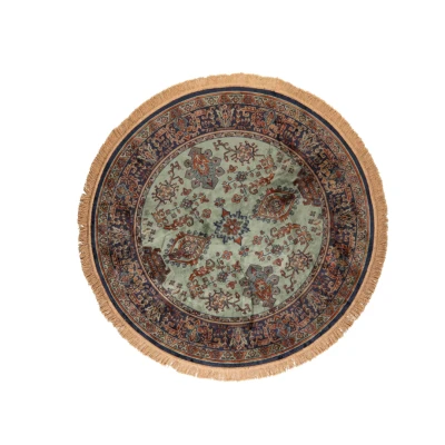 Afbeelding van Maison Bobby Vloerkleed Raz Rond 160cm Groen