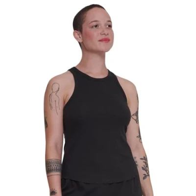 Afbeelding van Sloggi GO Ribbed Tank Top Zwart katoen Large Dames