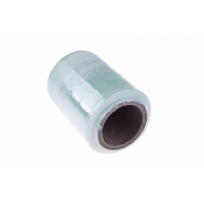Afbeelding van OFFICE PRODUCTS Stretchfolie, transparante folie, 1 kleine rol/handstretchfolie, 90 m 10 cm, 0,25 kg netto 23my handverhuisfolie, stretchfolierol, wikkelfolie, verpakkingsfolie en