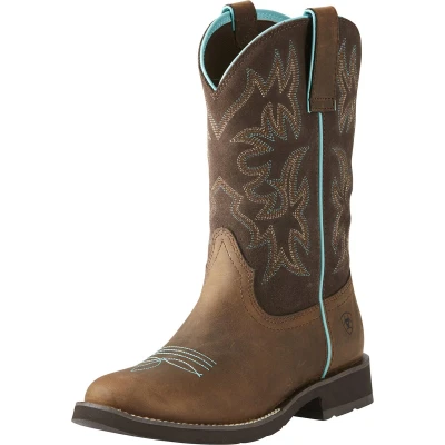 Afbeelding van Ariat Westernlaarzen Delilah Round Toe Distressed Brown 38