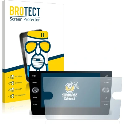 Afbeelding van BROTECT Screenprotector voor Volkswagen Touran 2017 Discover Media 8&quot; 2019 Folie Beschermfolie Beschermglas matte