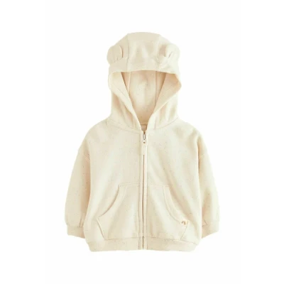 Afbeelding van Next Sweater met rits voor kinderen, Maat: 80, Oatmeal