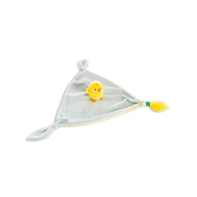 Afbeelding van Knuffeldoekje Piu 26x28 cm geel Knuffel voor baby&#039;s en peuters om te grijpen, knuffelen, ontdekken in slaap mee vallen