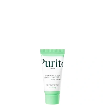 Afbeelding van Purito, Gezichtscrème, SEOUL Wonder Releaf Centella Crème Ongeparfumeerd (15 ml, Dagcrème)