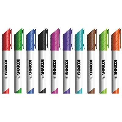 Afbeelding van Kores Whiteboard Marker &#039;K MARKER&#039;, Rundspitze, braun