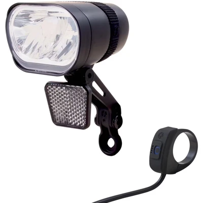 Afbeelding van Spanninga Axendo 80 XEFc koplamp BikeTotaal.nl Zwart