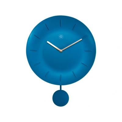 Afbeelding van Nextime Nx 7339Tq Wandklok Nxt Bowl Ø 30 Cm Turquoise