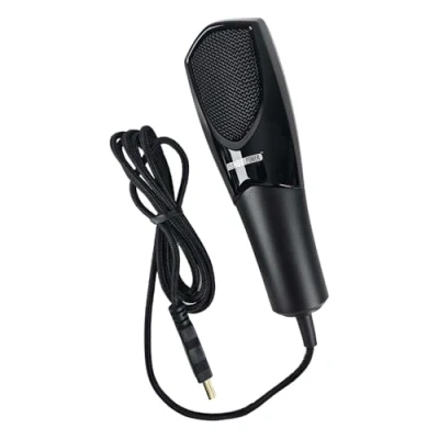 Afbeelding van Velleman USB MICROFOON MET TAFELSTATIEF (HQMC10002)
