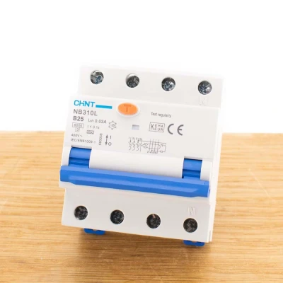 Afbeelding van Aardlekautomaat B 25A 3P+N 30mA