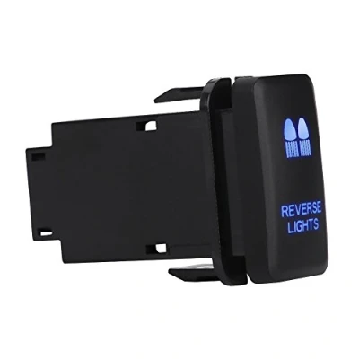 Afbeelding van Auto Tuimelschakelaar Aan Uit LED Licht 12V Blauw (REVERSE LICHTEN) Automotive schakelaars