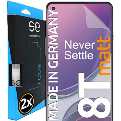 Afbeelding van se® [2 x] 3D beschermfolie voor OnePlus Nord CE 5G Full Screen, zelfherstellend, HD displaybeschermfolie, anti krassen, luchtbellen, hoesvriendelijk, geen pantserglas