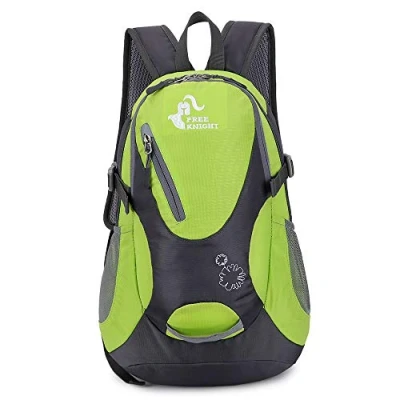 Afbeelding van free knight Kleine dagrugzak, 20 liter, fietsen, wandelrugzak, waterdichte reisrugzak, lichtgewicht, Fruit groen, Lang, Minimalistisch