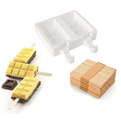 Afbeelding van Siliconen mal voor ijs en Lollies GEL02 Chocostick 180ml