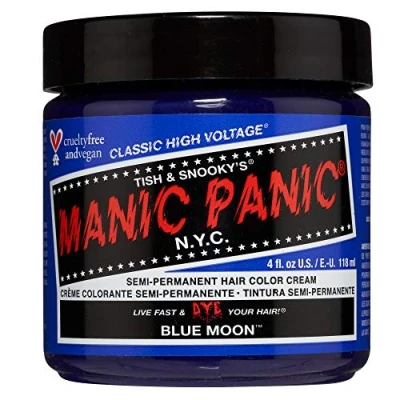 Afbeelding van Manic Panic Blue Moon Classic Cream Semi Permanente Haarkleur, 118 ml