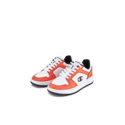 Afbeelding van Champion Rebound 2.0 LOW Unisex Basketbalschoenen voor kinderen, Maat: 36, White/koi/black Pu