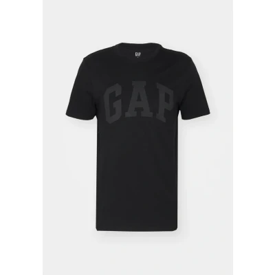 Afbeelding van GAP Everyday Basic LOGO Tshirt print, Heren, Maat: XS, True black