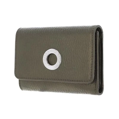 Afbeelding van MANDARINA DUCK Mellow Lux Flap Wallet L Metal Green