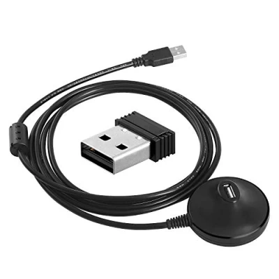 Afbeelding van CooSpo ANT+ USB stickdongle met 2 m verlengkabel, dongle voor Zwift Garmin Forerunner Sunnto PerfPRO Studio Rouvy BKOOL Peloton CycleOps TrainerRoad, ontvanger fietstrainers